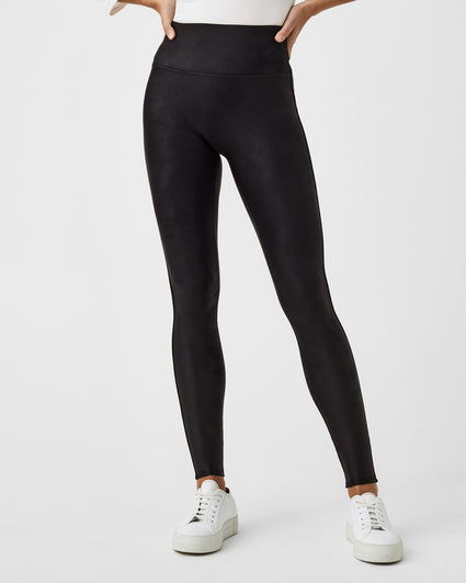 Spanx's Faux Leather Leggings Just Got a Warm and Cozy Upgrade That We  Can't Wait to Wear