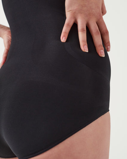 RED HOT by SPANX® Women's Shapewear Flat Out Flawless Open-Bust Panty  Bodysuit 10315R