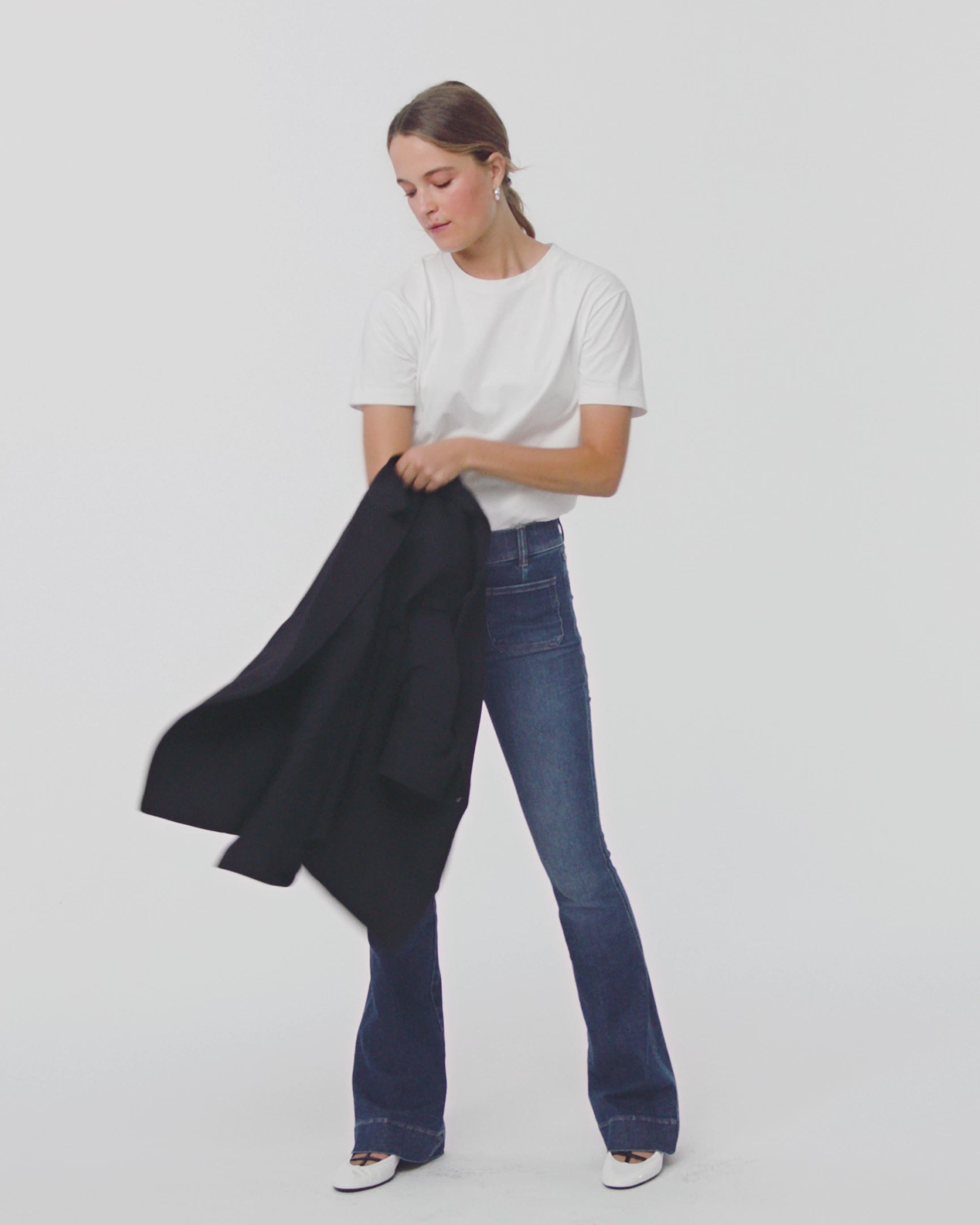Petite Spanx Flare Jeans in Midnight Shade – Karats & Keepsakes Boutique