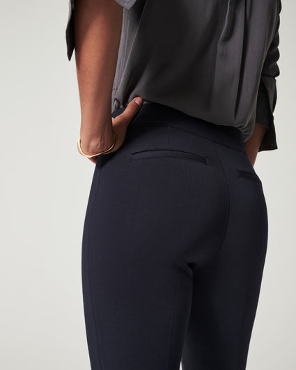 Women's The Perfect Pant Slim Straight Pants Spanx Black Size L