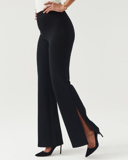 SPANX ON THE GO WIDE LEG BLACK PANT SIZE L– WEARHOUSE CONSIGNMENT