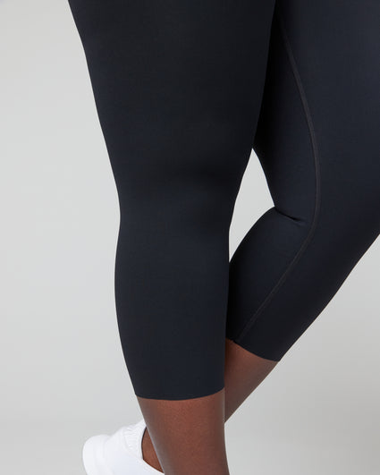 Spanx High Waist Camo Crop Leggings Womens Size M Medium Gray Nylon  Shapewear