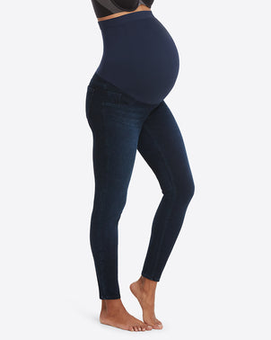 SPANX Plus-Size Mama Maternity Faux Leather Leggings - Macy's