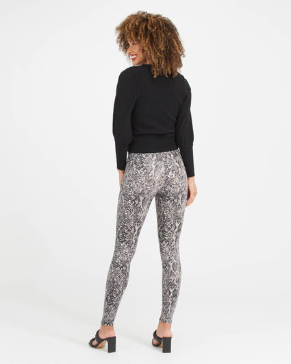 Buy SPANX Grey Snake Effect Leggings from Next Luxembourg