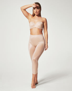 Spanx Higher Power Footless Capri Nude 1 Super Tummy Contol Shaper 10902  Size B for sale online