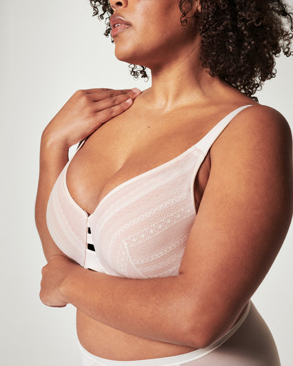 Womens Full Coverage Floral Lace Plus Size Spanx Minimizer Bra With Front  Closure Cotton Racerback Design In White, Black, And Beige DD, E, F, G, H  Style 230603 From Wai02, $33.47