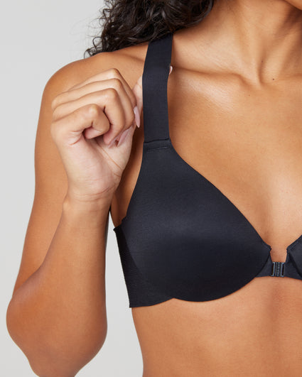 SPANX Bra-Llelujah! Full Coverage Front-Close Underwire Bra, 32A, Nude at   Women's Clothing store: Bras