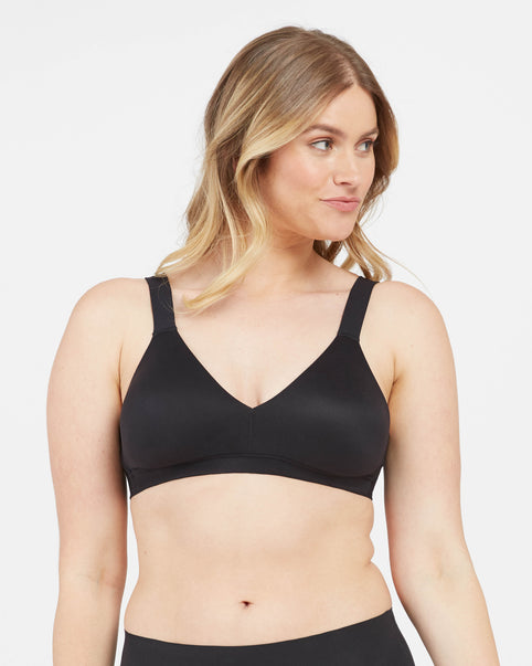 SPANX Bra-Llelujah! Adjustable Plunge Wireless Lift Toasted Oatmeal 32A at   Women's Clothing store