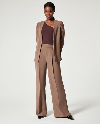 Carefree Crepe Pleated Trouser – Spanx