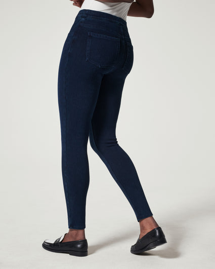 SPANX, Pants & Jumpsuits, Spanx Ankle Skinny Jean High Rise Pull On  Midnight Shade Navy Plus Size X
