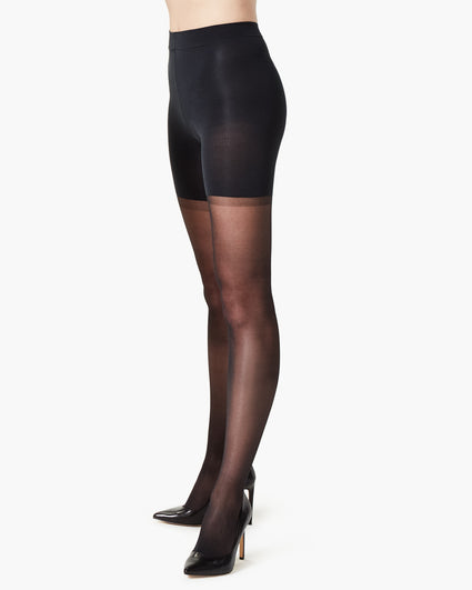 Spanx Assets High Waist Shaping Sheers Size 5 Black 269B Pantyhose A76 for  sale online