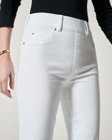 Spanx White Flared Jeans, M