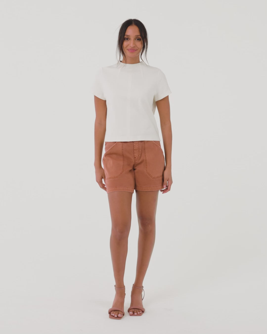 Reiss Spanx Shapewear High-Waisted Mid-Thigh Shorts - REISS Rest