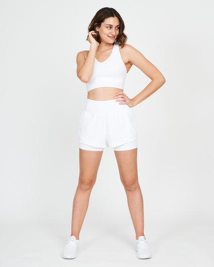 SPANX® Get Moving Double Layer Shorts